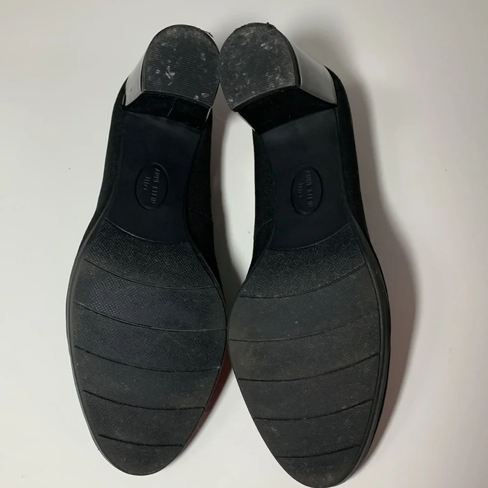 Anne Klein iflex heels in black, Size 6.5M very good condition, great fabric - Picture 7 of 9